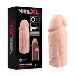 VIRILXL - NATÜRLICHE PENISVERLÄNGERUNG AUS FLÜSSIGEM SILIKON V3 – Produktansicht 2