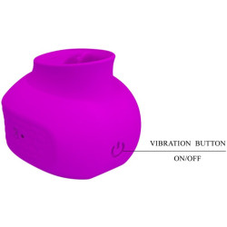 PRETTY LOVE - ESTELLE ZUNGEN-KLITORIS-STIMULATOR 12 VIBRATIONEN LILA – Produktansicht 4