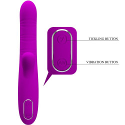PRETTY LOVE - ANGELIQUE MULTIFUNKTIONSVIBRATOR + KLITORISSTIMULATOR LILA – Produktansicht 4