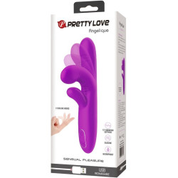 PRETTY LOVE - ANGELIQUE MULTIFUNKTIONSVIBRATOR + KLITORISSTIMULATOR LILA – Produktansicht 6