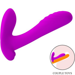 PRETTY LOVE - MASSAGER & VIBRATOR 12 VIBRATIONEN FERNBEDIENUNG LILA – Produktansicht 3