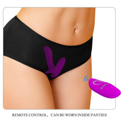 PRETTY LOVE - MASSAGER & VIBRATOR 12 VIBRATIONEN FERNBEDIENUNG LILA – Produktansicht 4