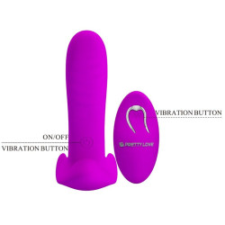 PRETTY LOVE - MASSAGER & VIBRATOR 12 VIBRATIONEN FERNBEDIENUNG LILA – Produktansicht 7