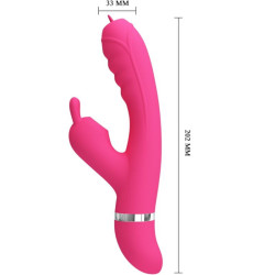 PRETTY LOVE - PHOENIX MULTIFUNKTIONS-KANINCHENVIBRATOR ROSA – Produktansicht 3