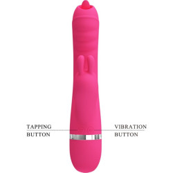 PRETTY LOVE - PHOENIX MULTIFUNKTIONS-KANINCHENVIBRATOR ROSA – Produktansicht 4