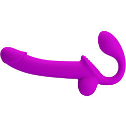 PRETTY LOVE - KELPIE DOPPELTER STRAP-ON-STIMULATOR LILA – Produktansicht 2