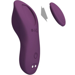 PRETTY LOVE - MANE LAY ON CLITORIS MASSAGER 10 VIBRATIONEN FERNBEDIENUNG LILA – Produktansicht 3