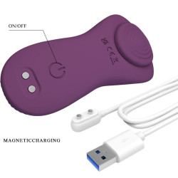 PRETTY LOVE - MANE LAY ON CLITORIS MASSAGER 10 VIBRATIONEN FERNBEDIENUNG LILA – Produktansicht 5