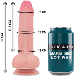 ROCKARMY - HARNESS + FLÜSSIGSILIKON PREMIUM MUSTANG REALISTISCH 18 CM -O- 4.14 CM – Produktansicht 3