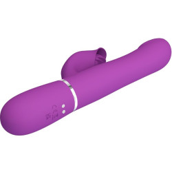 PRETTY LOVE - 4 IN 1 MULTIFUNKTIONSVIBRATOR & STIMULATOR LILA – Produktansicht 3