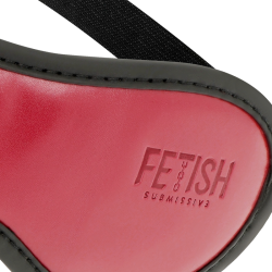 FETISH SUBMISSIVE DARK ROOM - VEGANE LEDERMASKE MIT NEOPRENFUTTER – Produktansicht 3