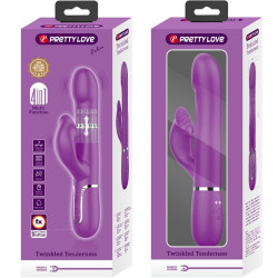 PRETTY LOVE - 4 IN 1 MULTIFUNKTIONSVIBRATOR & STIMULATOR LILA – Produktansicht 6