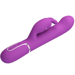 PRETTY LOVE - COALE 4 IN 1 MULTIFUNKTIONS-RABBIT-VIBRATOR LILA – Produktansicht 3