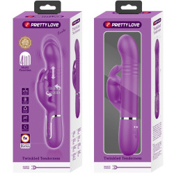 PRETTY LOVE - COALE 4 IN 1 MULTIFUNKTIONS-RABBIT-VIBRATOR LILA – Produktansicht 8