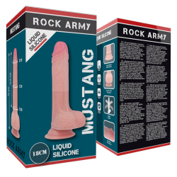 ROCKARMY - HARNESS + FLÜSSIGSILIKON PREMIUM MUSTANG REALISTISCH 18 CM -O- 4.14 CM – Produktansicht 9