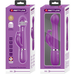 PRETTY LOVE - DEJON 3 IN 1 MULTIFUNKTIONS-RABBIT-VIBRATOR LILA – Produktansicht 8