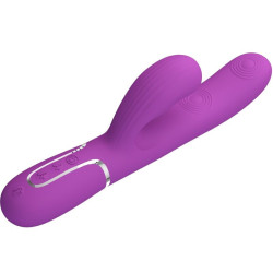 PRETTY LOVE - PERLITA 3 IN 1 MULTIFUNKTIONS-RABBIT-VIBRATOR LILA – Produktansicht 3