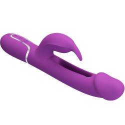 PRETTY LOVE - KAMPAS 3 IN 1 MULTIFUNKTIONS-RABBIT-VIBRATOR LILA – Produktansicht 4