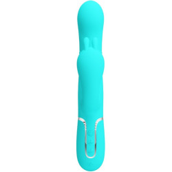 PRETTY LOVE - CAMMY 4 IN 1 MULTIFUNKTIONS-DREIFACHER RABBIT-VIBRATOR BLAU – Produktansicht 2