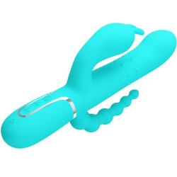 PRETTY LOVE - CAMMY 4 IN 1 MULTIFUNKTIONS-DREIFACHER RABBIT-VIBRATOR BLAU – Produktansicht 3