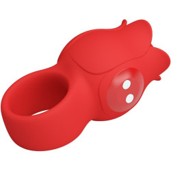 PRETTY LOVE - JAE ROSE FÖRMIGER FINGERVIBRATOR 10 VIBRATIONEN ROT – Produktansicht 5