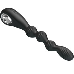 PRETTY LOVE - FEDERER ANALVIBRATOR 12 VIBRATIONEN SCHWARZ – Produktansicht 3