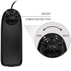 BAILE - BAHAMUT REALISTISCHER VIBRATOR 21,8 CM FLESH FERNBEDIENUNG – Produktansicht 6