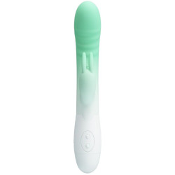 PRETTY LOVE - CERBERUS RABBIT VIBRATOR 3O VIBRATIONEN GRÜN – Produktansicht 2