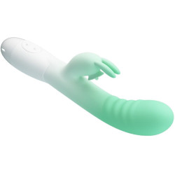 PRETTY LOVE - CERBERUS RABBIT VIBRATOR 3O VIBRATIONEN GRÜN – Produktansicht 3