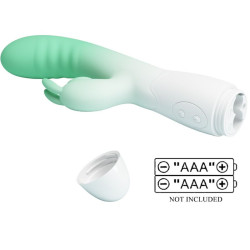 PRETTY LOVE - CERBERUS RABBIT VIBRATOR 3O VIBRATIONEN GRÜN – Produktansicht 8