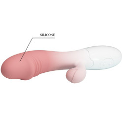 PRETTY LOVE - SNAPPY RABBIT VIBRATOR 30 VIBRATIONEN ROSA – Produktansicht 6