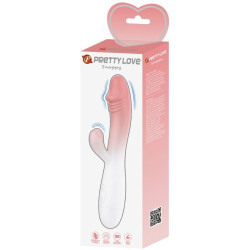 PRETTY LOVE - SNAPPY RABBIT VIBRATOR 30 VIBRATIONEN ROSA – Produktansicht 7