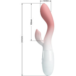 PRETTY LOVE - BRIGHTY G-SPOT VIBRATOR + KLITORIS-STIMULATOR 30 VIBRATIONEN ROSA – Produktansicht 4