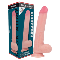ROCKARMY - ARN S + FLÜSSIGER SILIKON DILDO PREMIUM KINGCOBRA 24 CM -O- 4.77 CM – Produktansicht 10