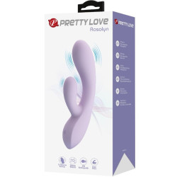 PRETTY LOVE - ROSOLYN RABBIT VIBRATOR 10 VIBRATIONEN LILA – Produktansicht 8