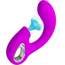 PRETTY LOVE - SIBEL SIBEL G-SPOT VIBRATOR + KLITORIS-STIMULATOR 10 VIBRATIONEN LILA – Produktansicht 2