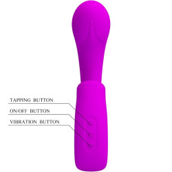 PRETTY LOVE - SIBEL SIBEL G-SPOT VIBRATOR + KLITORIS-STIMULATOR 10 VIBRATIONEN LILA – Produktansicht 4
