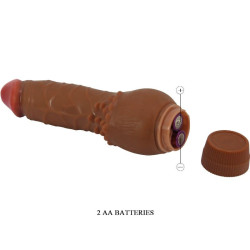 BAILE - BARBARA REALISTISCHER VIBRATOR 19,5 CM MULATTE – Produktansicht 4