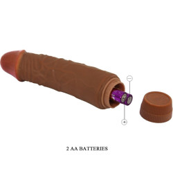 BAILE - JEFF REALISTISCHER VIBRATOR 19,5 CM MULATTE – Produktansicht 4