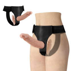 BAILE - ULTRA LEIDENSCHAFTLICHER DOPPELTE DILDOS MIT HARNESS – Produktansicht 2