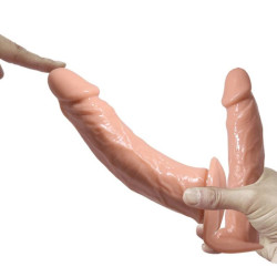 BAILE - ULTRA LEIDENSCHAFTLICHER DOPPELTE DILDOS MIT HARNESS – Produktansicht 6