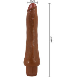BAILE - DRYAD REALISTISCHER VIBRATOR 25 CM MULATTE – Produktansicht 4