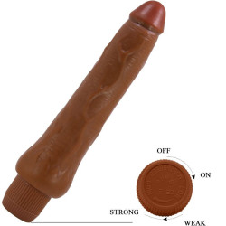 BAILE - DRYAD REALISTISCHER VIBRATOR 25 CM MULATTE – Produktansicht 5