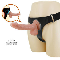PRETTY LOVE - HARNESS-HOSE UNIVERSAL-HARNESS MIT DILDO KEVIN 19 CM NATURAL – Produktansicht 2