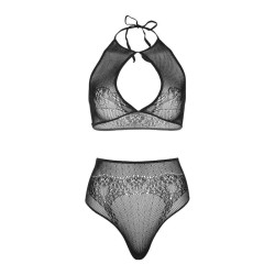 LEG AVENUE - ZWEITEILIGES SET, NECKHOLDER-CROP-TOP UND TANGA-HöSCHEN, EINHEITSGRößE – Produktansicht 5