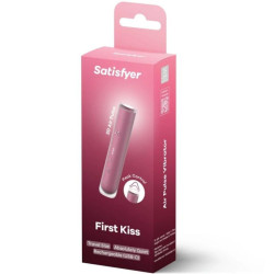 SATISFYER - FIRST KISS WAVE KLITORIS-STIMULATOR GRANAT – Produktansicht 2