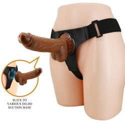 PRETTY LOVE - HARNESS-HOSE UNIVERSAL-HARNESS MIT DILDO MICHEAL 20 CM SCHWARZ – Produktansicht 2