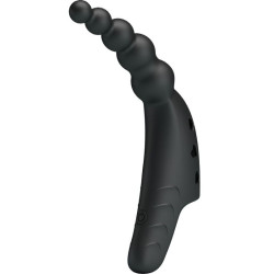PRETTY LOVE - JORDIN FINGERVIBRATOR 10 VIBRATIONEN SCHWARZ – Produktansicht 2