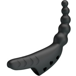 PRETTY LOVE - JORDIN FINGERVIBRATOR 10 VIBRATIONEN SCHWARZ – Produktansicht 3