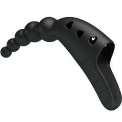 PRETTY LOVE - JORDIN FINGERVIBRATOR 10 VIBRATIONEN SCHWARZ – Produktansicht 5